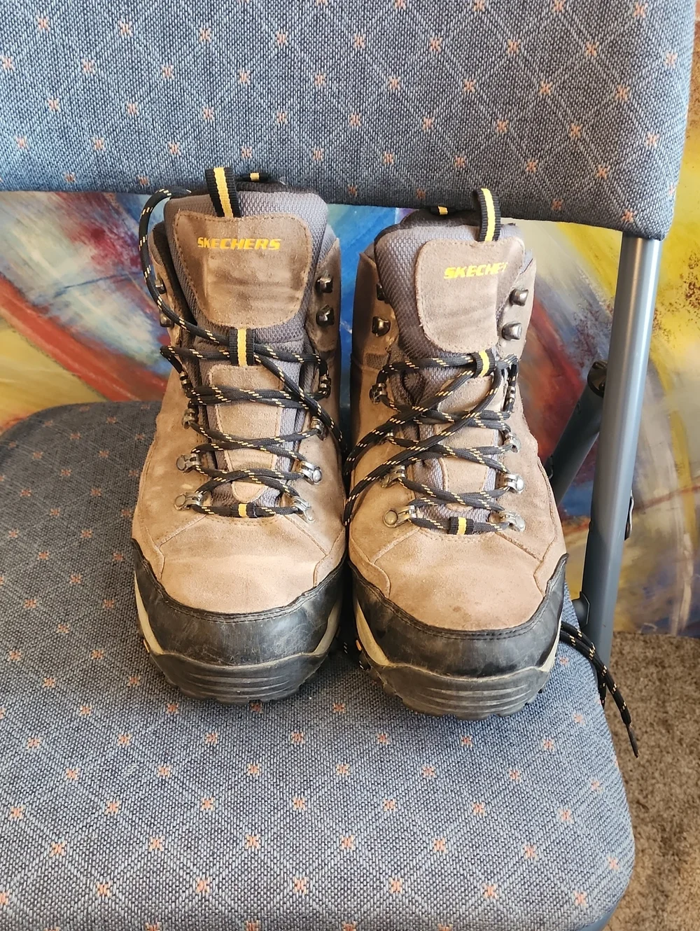 Skechers Men's Brown & Black Outdoor Hiking Boots